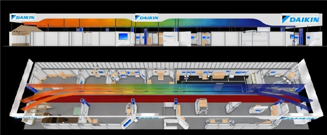 赢博体育最大展位！大金携主旨技巧及差异空间氛围处分计划亮相2024东京制冷展(图3)